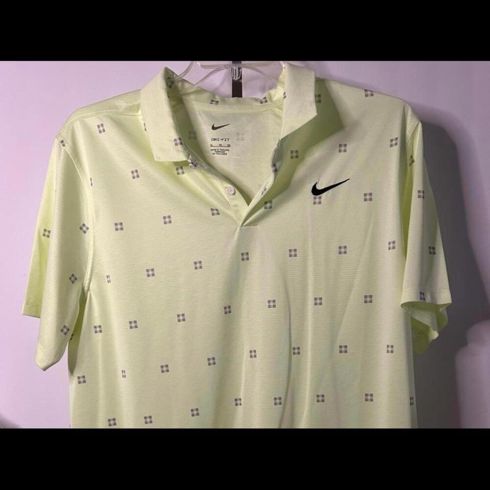 Nike Dri Fit Polo shirt. Size XL. Bright yellow color. EUC.